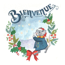 Bienvenue petit rongeur sous la neige douce